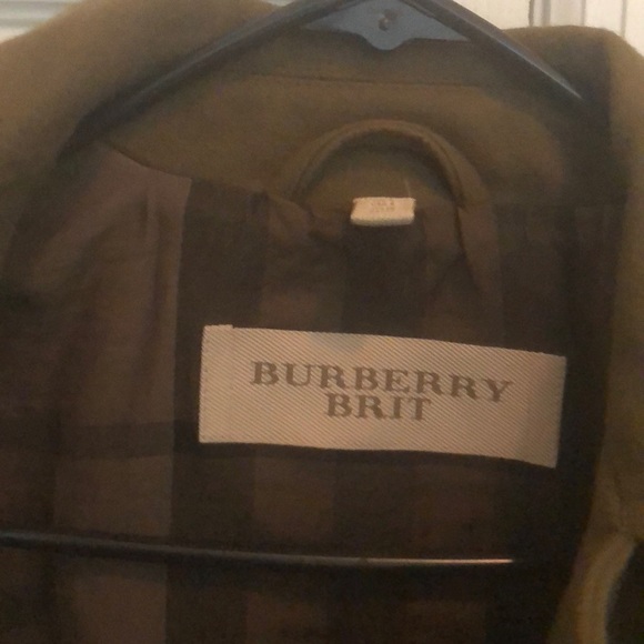 Burberry Brit size 4 olive green jacket - Picture 2 of 4